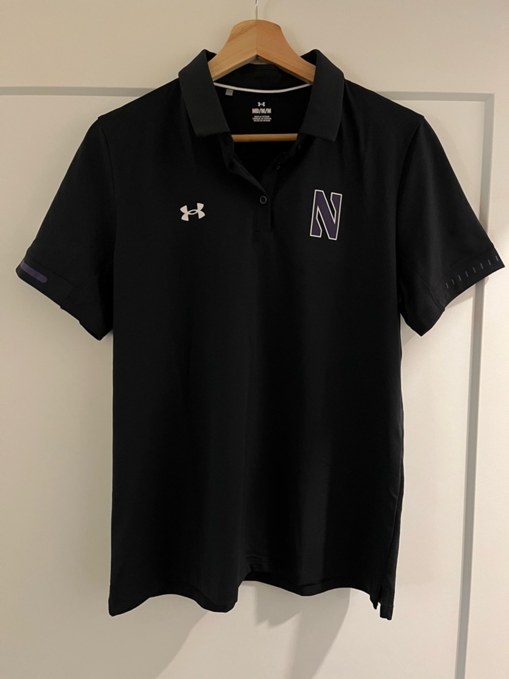 Northwestern University Under Armour Women’s Black Polo M